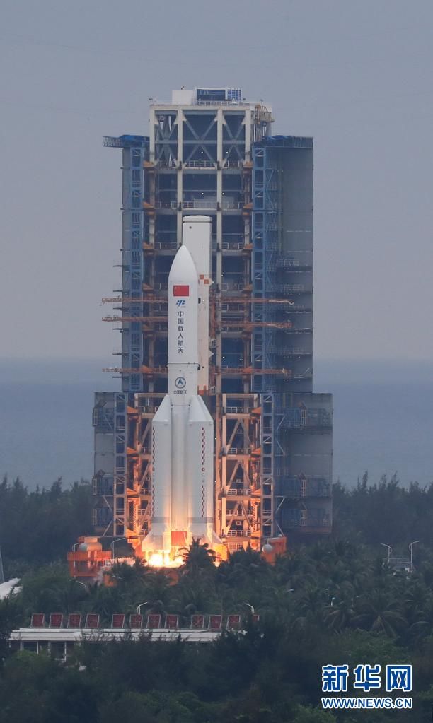 中国空间站天和核心舱发射任务成功