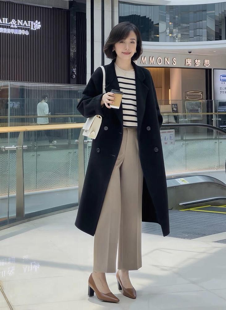 大地色|衣橱里一定要有一条“阔腿裤”,时髦精都爱,让你轻松穿出高级感