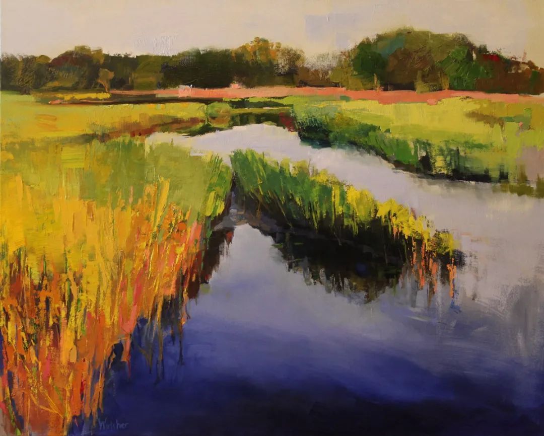 笔力独到，气势如虹，看看这二位的油画