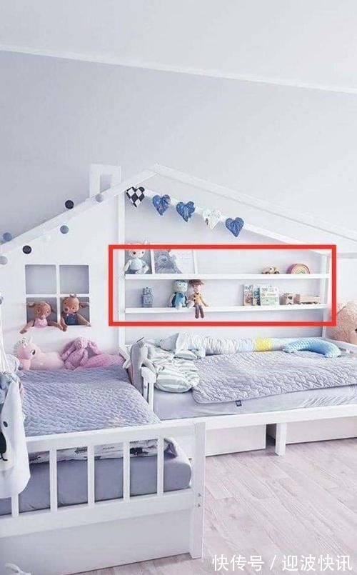 木格栅隔断|上下铺二胎家庭都不用了,10㎡垂直放2张床,上下收纳中间隔断