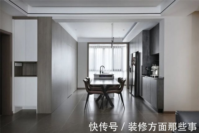 深色|155㎡简约风,承载着三代人的生活,不花哨让家务少一半