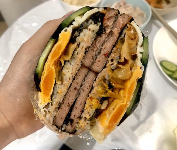 午餐肉|韩式方形紫菜包饭