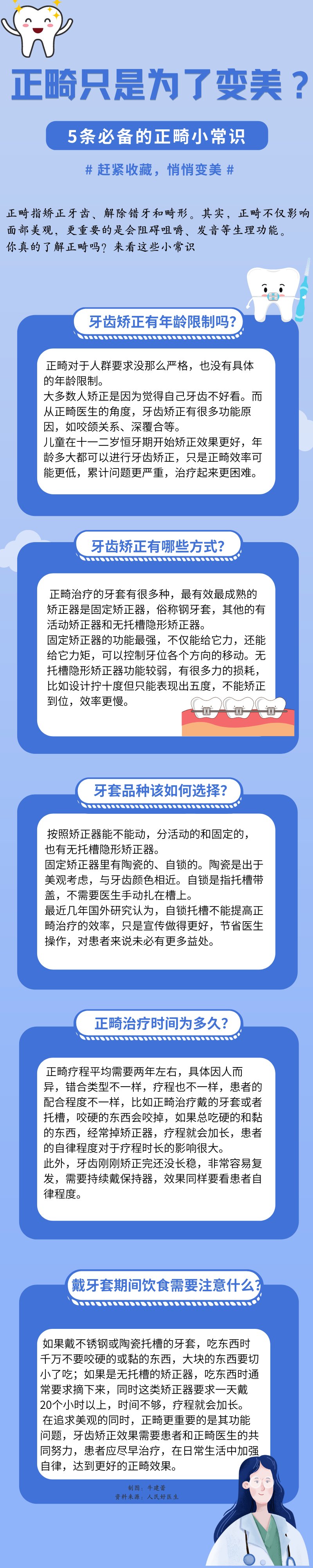 牙齿|成年后可以矫正牙齿吗？一图带你了解正畸的小常识