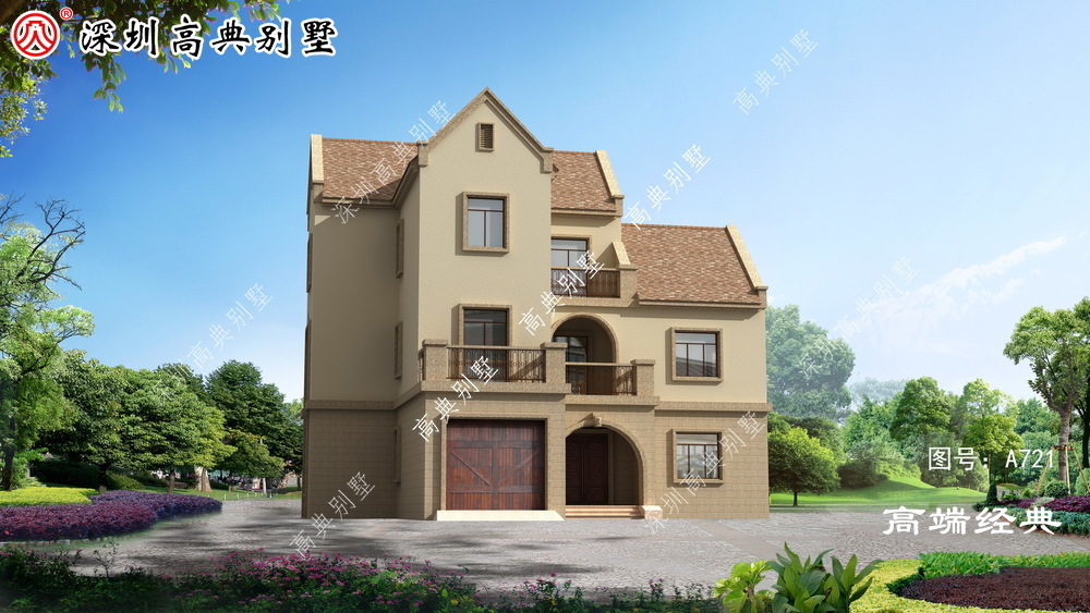 别墅|配色统一,经典又耐脏,建好首选好户型