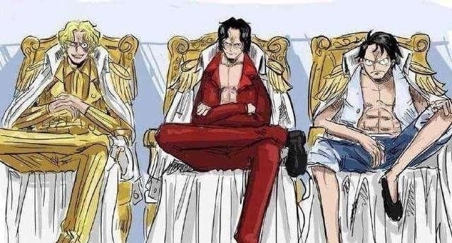 老沙|海贼王海贼穿上海军正义服,路飞三兄弟变痞,卡二成最正经海军