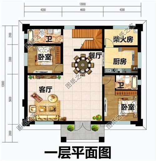 户型|2020年最流行二层中式别墅设计图,盖一栋后半辈子都不用愁了