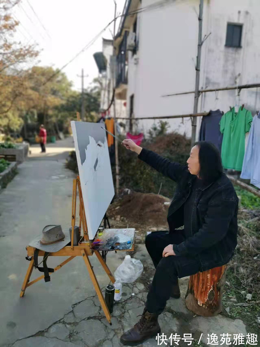 宁夏#「作品欣赏」唯美的婺源,舒适而又惬意!画家邱野写生作品欣赏