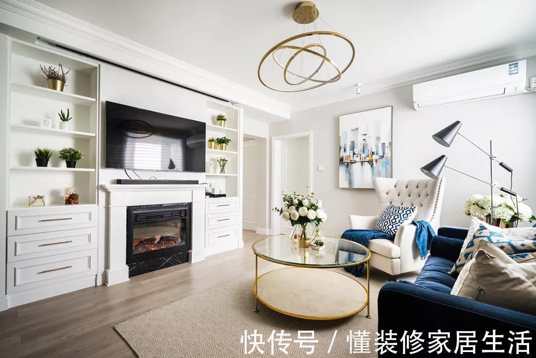 吊灯|越来越多人不吊顶,全屋只走一圈石膏线,完工照样漂亮极了!晒晒