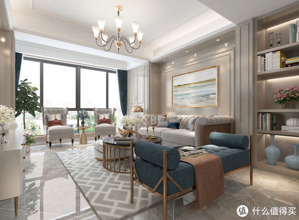 寸土寸金|上海夫妻的美式风新家，全屋温馨感和高级感并存，参观后被治愈了