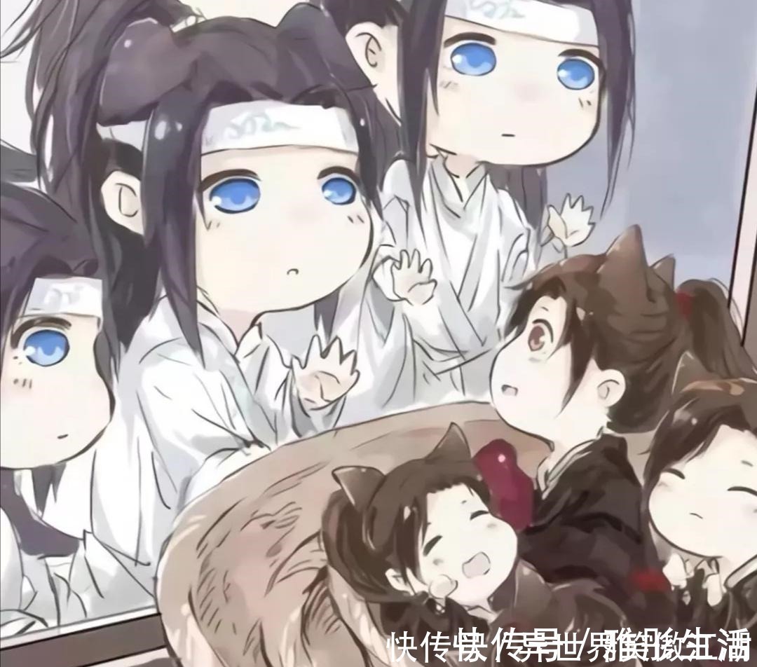 温晁&魔道祖师魏无羡和蓝忘机的三观超级合拍,言行举止都神同步!