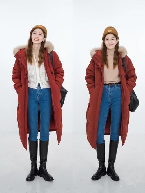 2021火了一种穿搭，叫做“长款羽绒服＋短靴”，时尚保暖更洋气