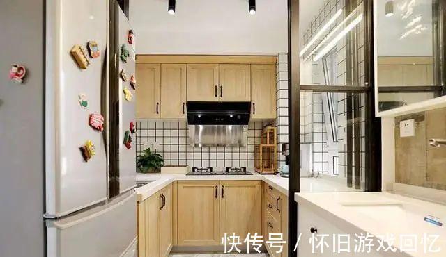 推拉门|厨房做门别再用老套路了,这种入墙式更轻便更不占地,太实用了!