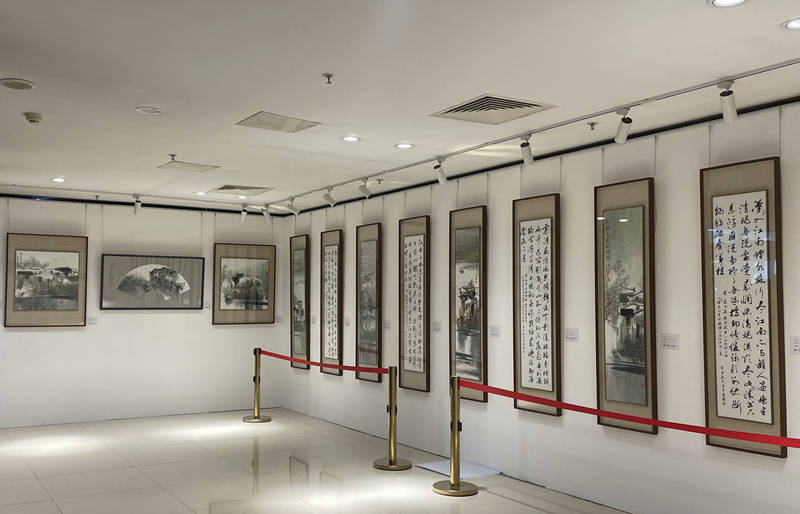 尹瘦石@绿水青山就是金山银山:湖韵江南——李玉泉书画艺术展在京举办