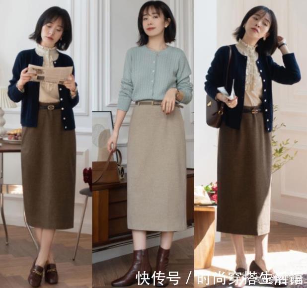 搭配|秋天的裙子别乱穿,备上这4条“经典款”,搭毛衣、衬衫都好看
