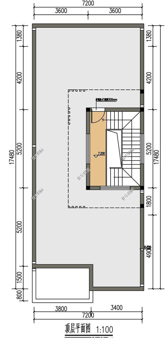 建房|面宽窄到仅有7米,农村这样建房,挑空客厅、屋顶晒台全都有