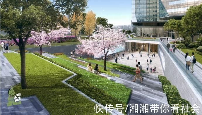 延安西路|长宁这个新地标--“海粟文化广场”主楼建筑已完成结构封顶!