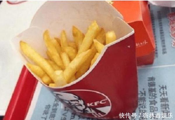 餐盘|在KFC吃薯条时，番茄酱别再倒在餐纸上了，其实薯条盒子上有机关