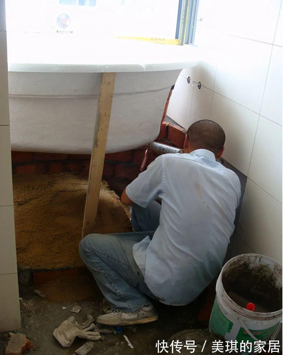 浴缸|老婆非要自己砌个浴缸,完工一看竟像大锅灶,给大伙看看