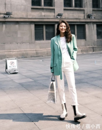 九分裤|穿西装外套别总是配裙子,搭配这些裤装更高级时髦,梨型身材必入