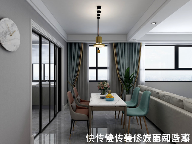 装修风格|132平三居室简练出的新概念,摒弃传统的陈俗与浮华