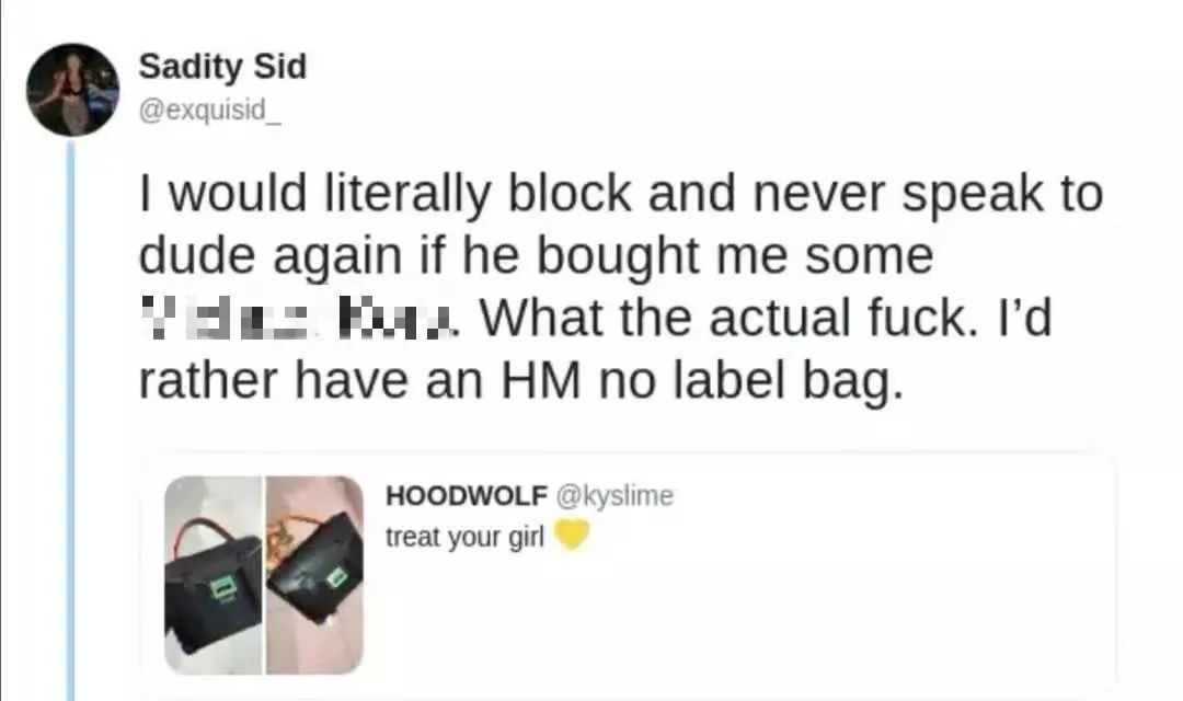 礼物$送不出手?男生买几百美元的包给女友当礼物,却被网友骂惨了