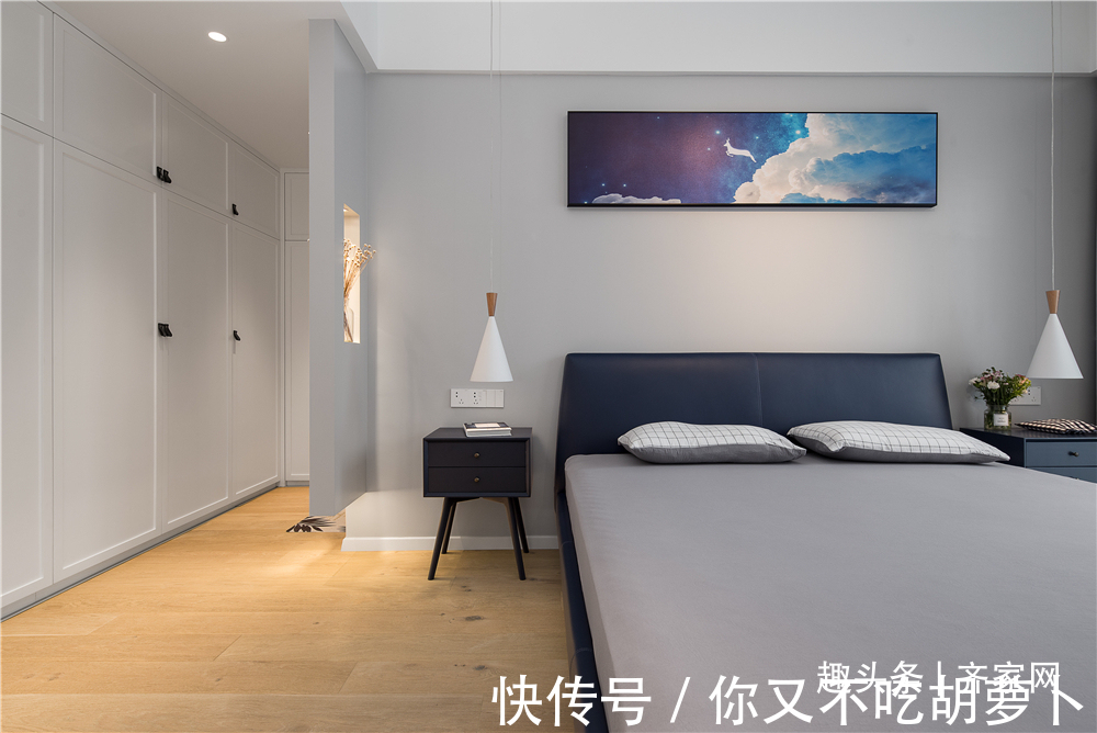 北欧风|123平精致三居，简约北欧风装修设计，为亲子互动留出更多空间