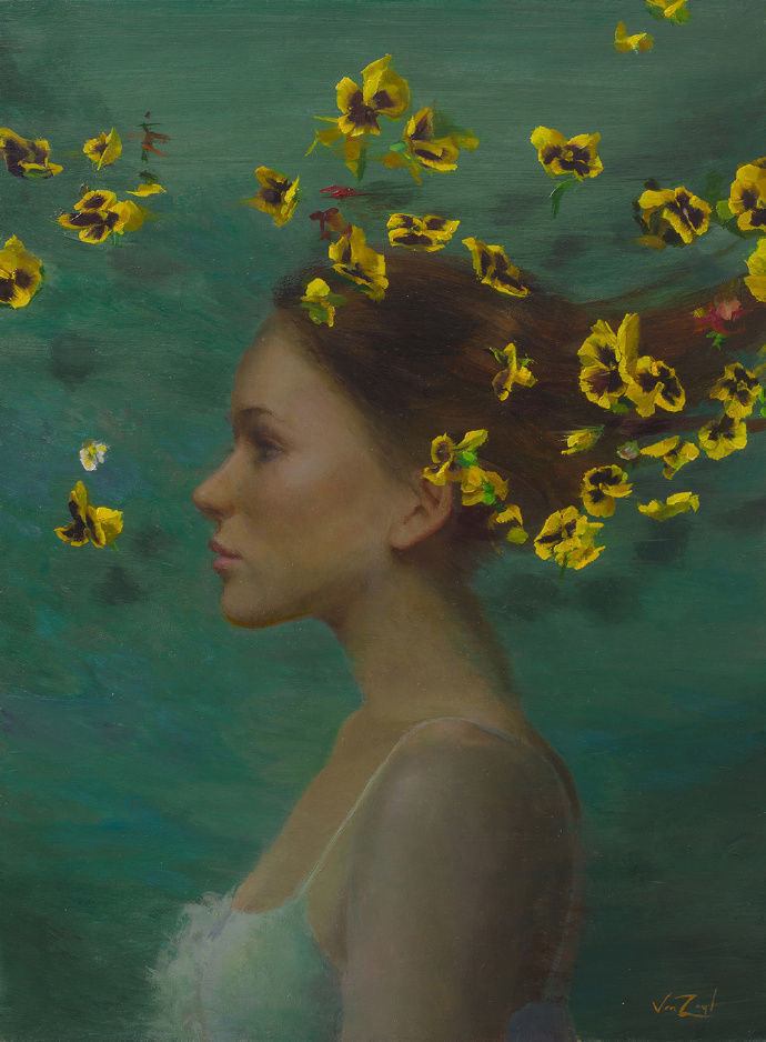 艺术家!色彩的情感表现,美国艺术家迈克尔的绘画作品