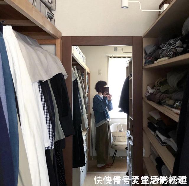 衣帽间|日本丁克夫妻47㎡小家,低成本布置出最高级的精致,羡煞旁人!