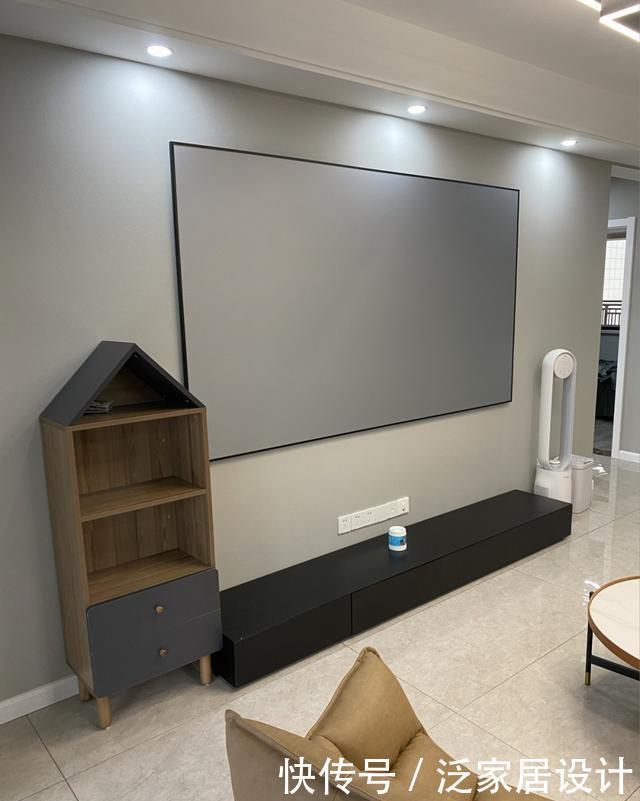 鞋柜|历时半年完工，全屋打扫干净真心满意，电视墙没有一点造型很喜欢