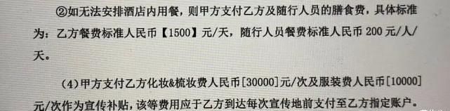 综艺|苏芒嫌弃每天650元伙食太差，某明星综艺合同被扒出，餐补2千元每天