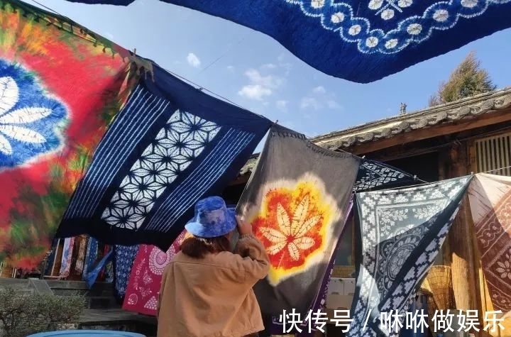 扎染!如果,你有机会来到丽江的话,一定要来白沙看看