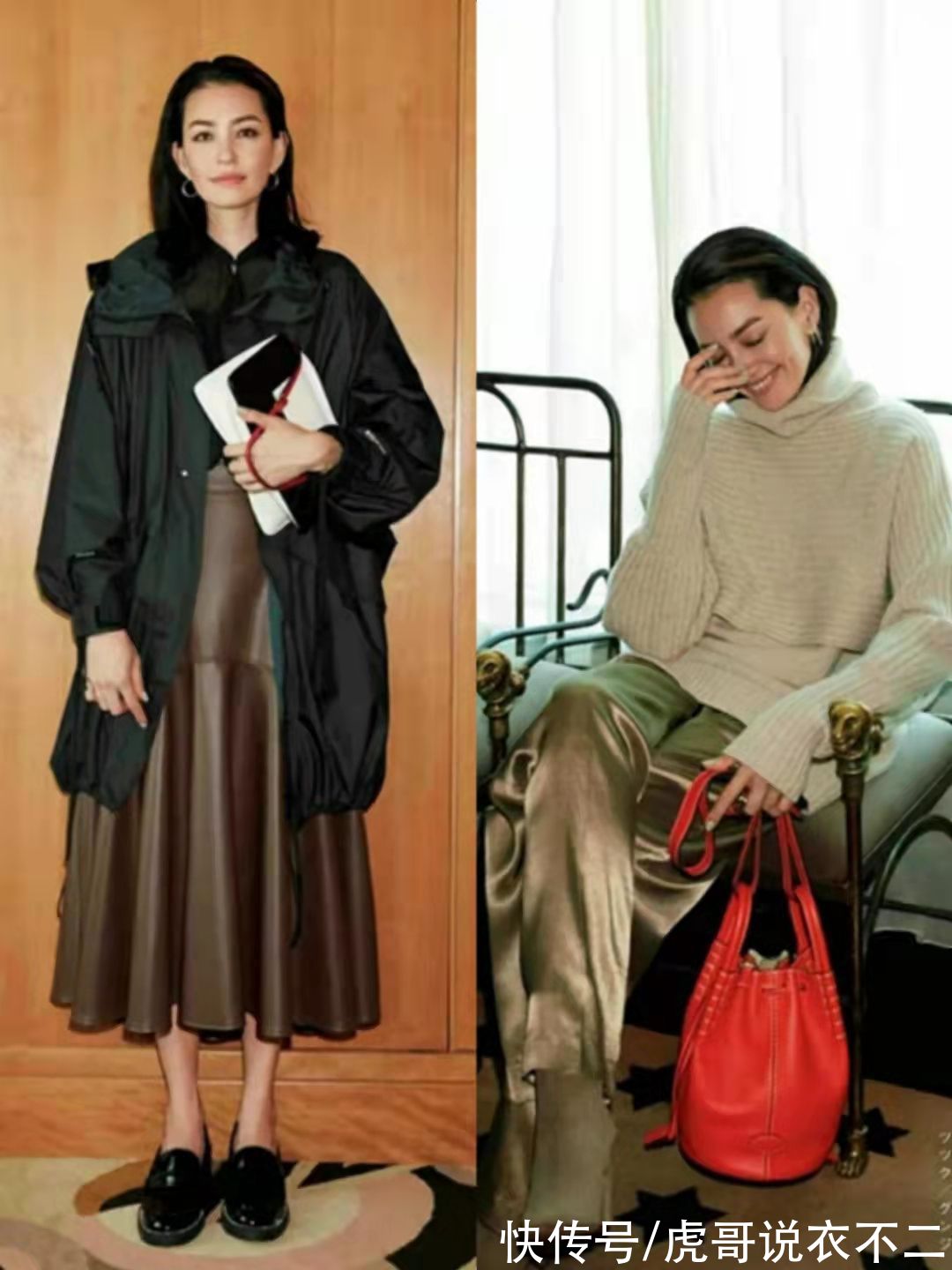 外套|秋季穿衣流行“露腰不露腿”，日系熟女亲自示范，优雅到骨子里