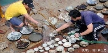 出土|清理瓷器的时候,科研人员竟利用干冰,对文物进行无损的清洗