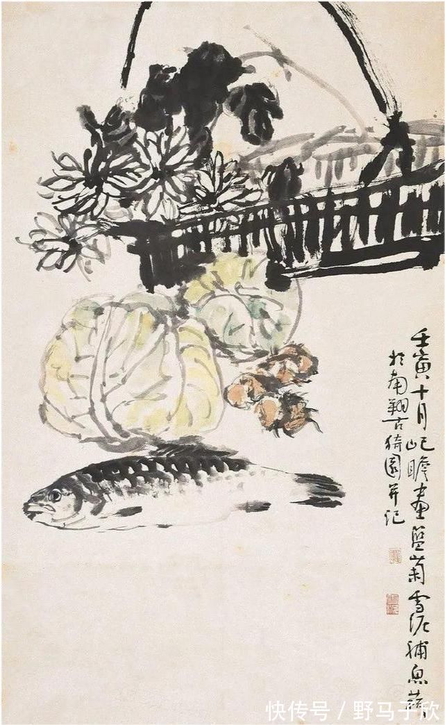 朱屺瞻$中国为数不多的百岁画家,自学数十年之后,一举成名于画坛