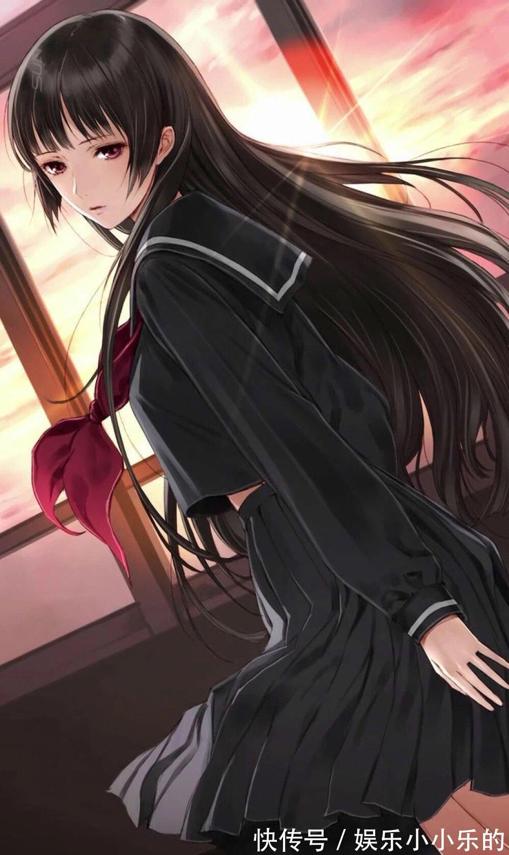 岸田梅尔@软萌的二次元美少女插画,洋溢着让人舒服的清澈透明感