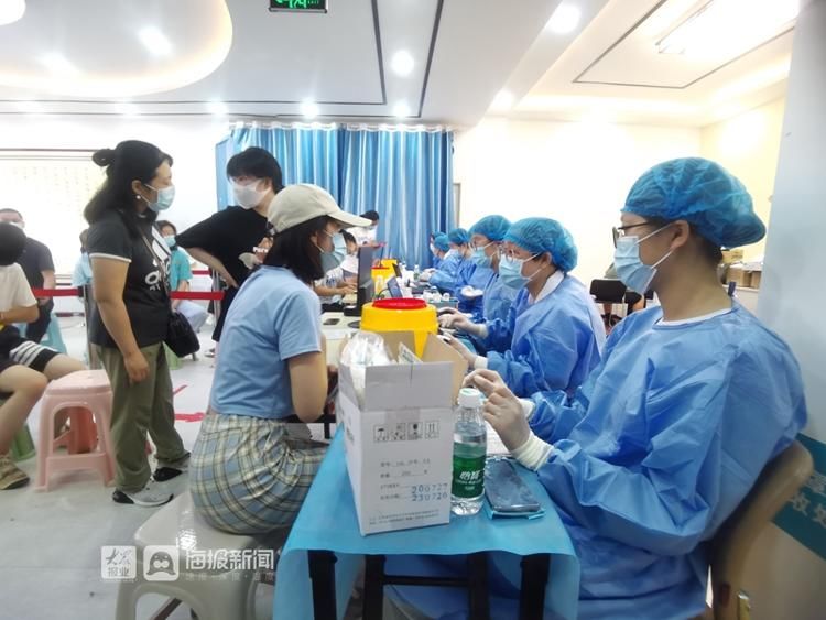 新冠|视频直击 青岛胶州市23处接种点全面开启未成年人新冠疫苗接种