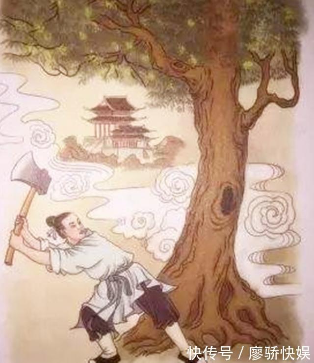 砍树!吴刚砍树中国人都知道,可吴刚究竟为什么非要和一棵桂树较劲呢