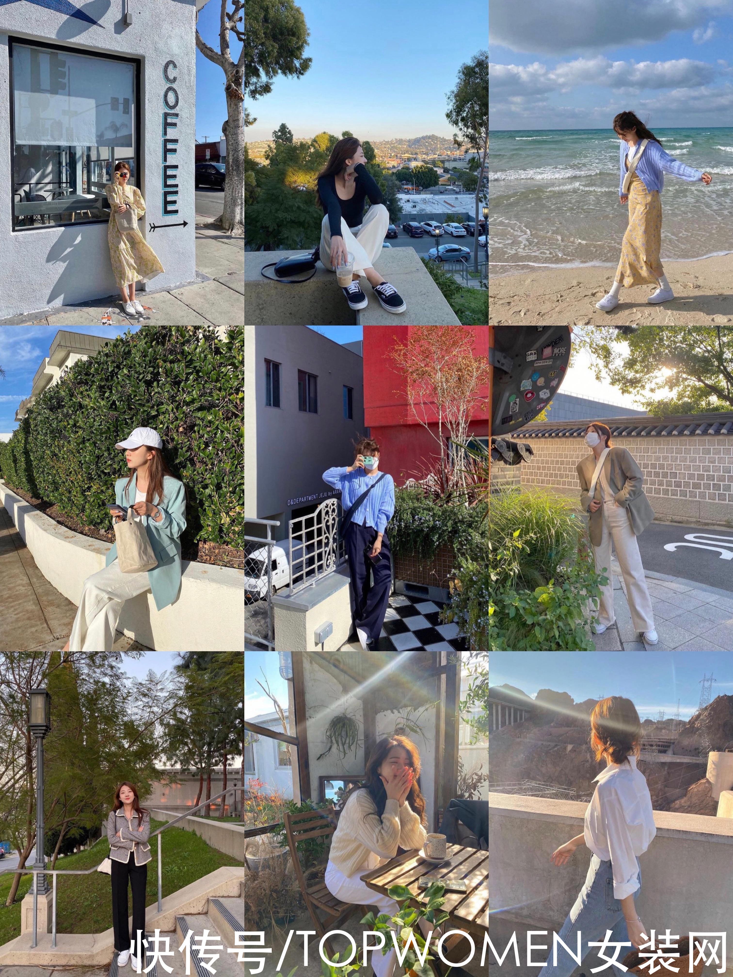 这样穿真的太有春天的感觉了,简单舒适的搭配,你也可以驾驭好