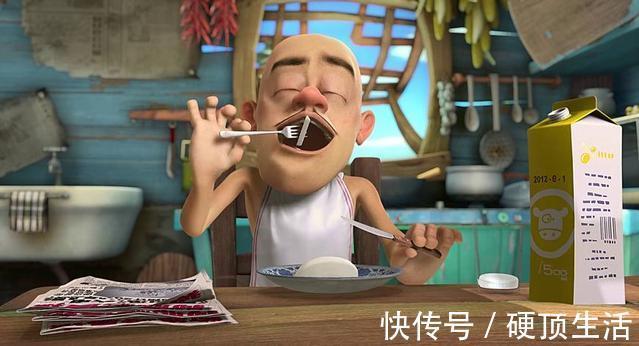 鸡蛋面|《熊出没》很多人眼里光头强生活贫困,但在吃的方面却对自己很好