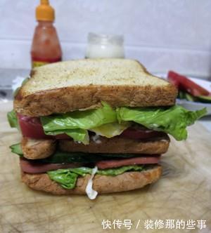 家庭早餐做法，简单方便三明治，简单美味营养，吃不够，适合小白