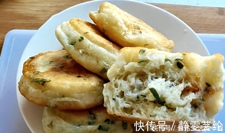 劲道|原来葱花饼的做法如此简单,筷子一搅,蓬松暄软又劲道,百吃不厌