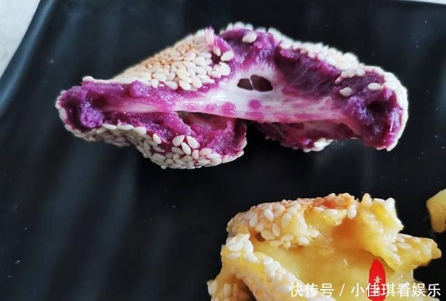 用薯泥制作甜品，过年的时候与家里的小孩一起动手，乐趣多多