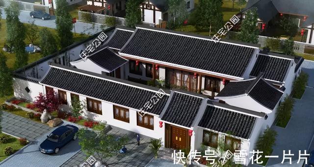 实用|2021年农村建房子，推荐这15套中式小院，造价便宜还实用