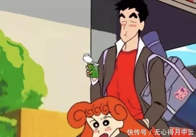 眉毛|蜡笔小新长大后,眉毛长反了却很帅气,原来动画人物也可以长大