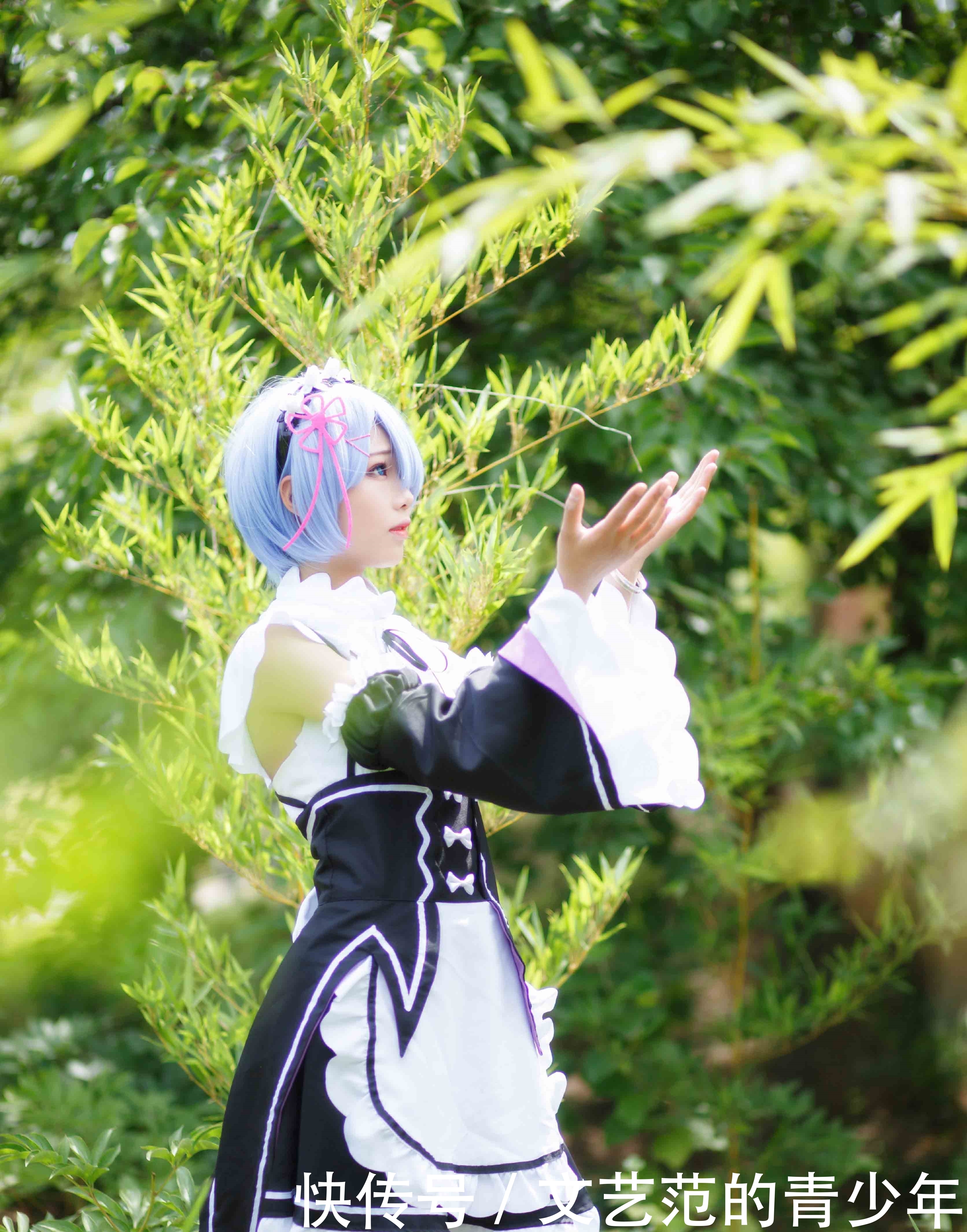 正片|cos：女仆装的蕾姆妹子cos正片@?羽天Shine