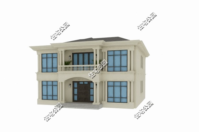 不生虫|13×13米农村欧式别墅,户型方正超级抢手,40万的造价就能盖