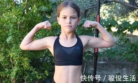 健身|12岁小女生尝试健身,看她坚持健身2周后,身材有什么变化
