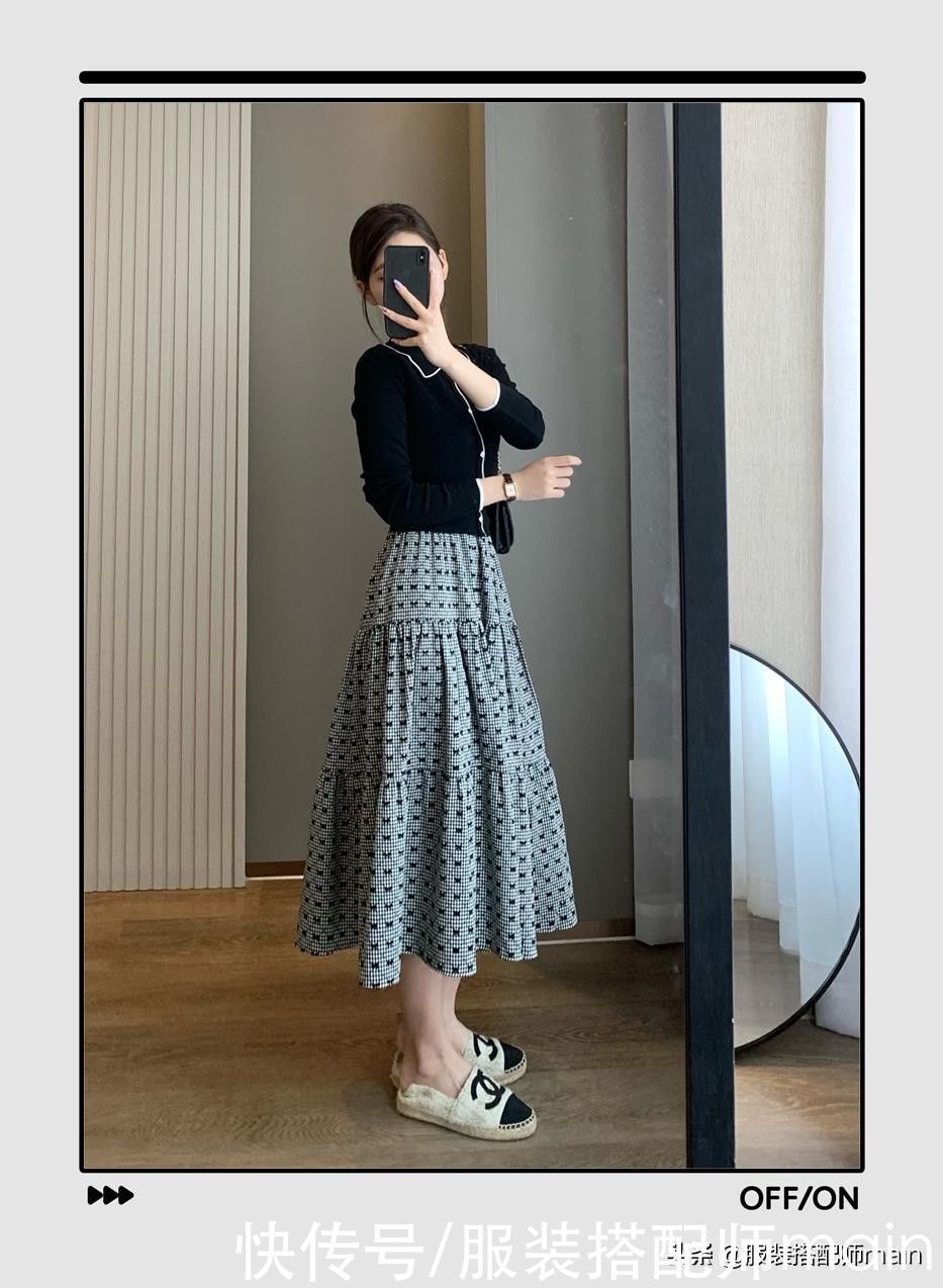 针织开衫 早秋解锁针织开衫的时髦穿法:这样搭裤子和裙子,落落大方显气质