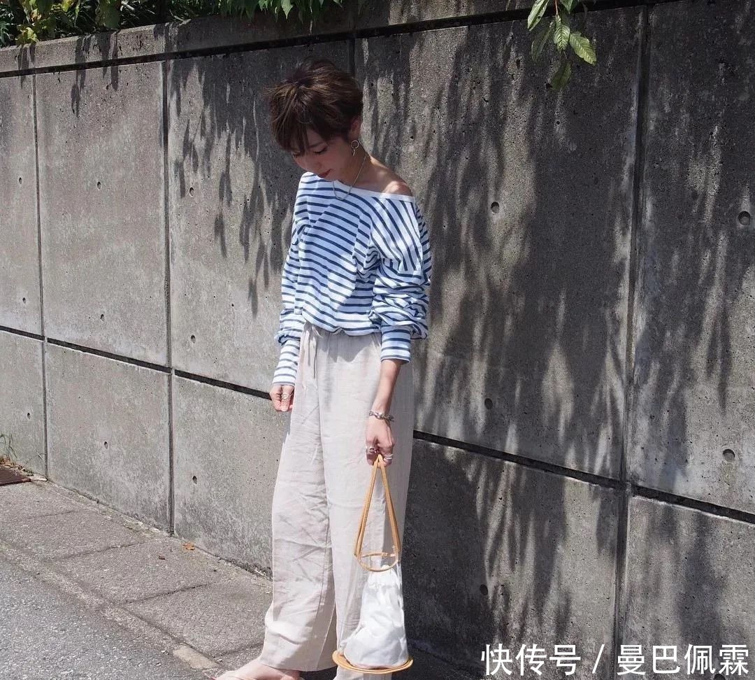 简约|35岁日本短发姐姐个矮品位高,穿搭温柔舒服,简约优雅!