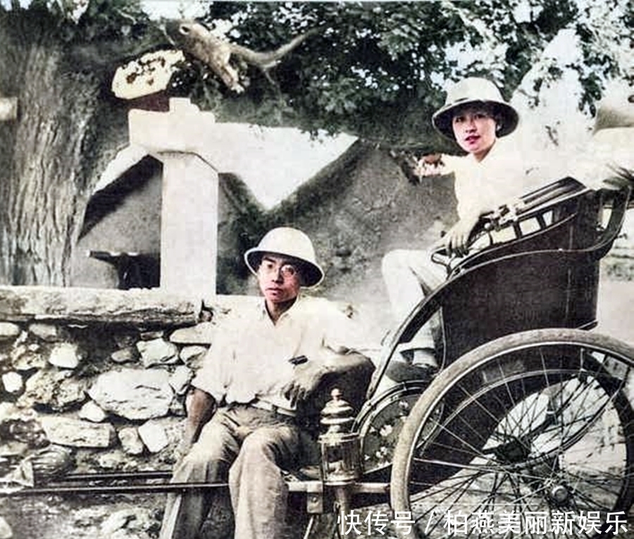 罕见梁思成和林徽因合影,气质优雅郎才女貌,两人带病设计国徽